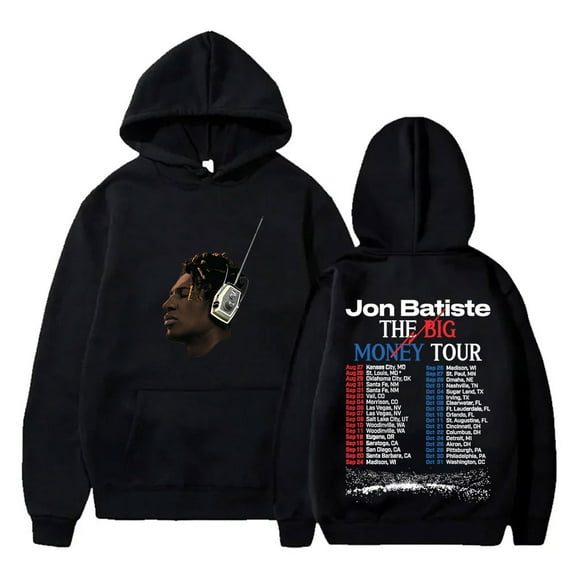 Jon Batiste Big Money Tour Merch Hoodies Cosplay Women Men Fashion Long Sleeve Sweatshirts