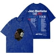 thumbnail image 1 of Jon Batiste Big Money Tour Wash T-Shirts Streetwear Tops Unisex Cotton Short Sleeve Tee, 1 of 6