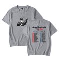 thumbnail image 1 of Jon Batiste The Big Money Tour 2025 Merch T-Shirt Women Men Casual Crewneck Short Sleeve Fashion Tee,2XL,Grey, 1 of 5