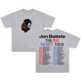 thumbnail image 1 of Jon Batiste The Big Money Tour 2025 T-shirt Crewneck Short Sleeve Cotton Tee Women Men Streetwear Tops, 1 of 3