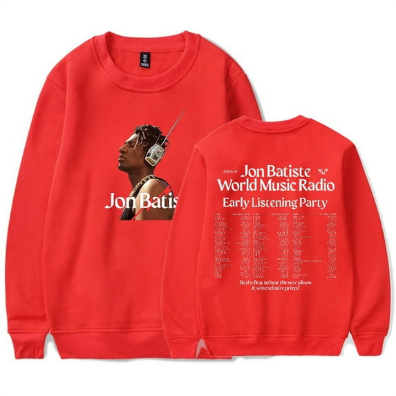 Jon Batiste Tour Crewneck Fashion Sweatshirt for Men Casual Longsleeve Unique Tops