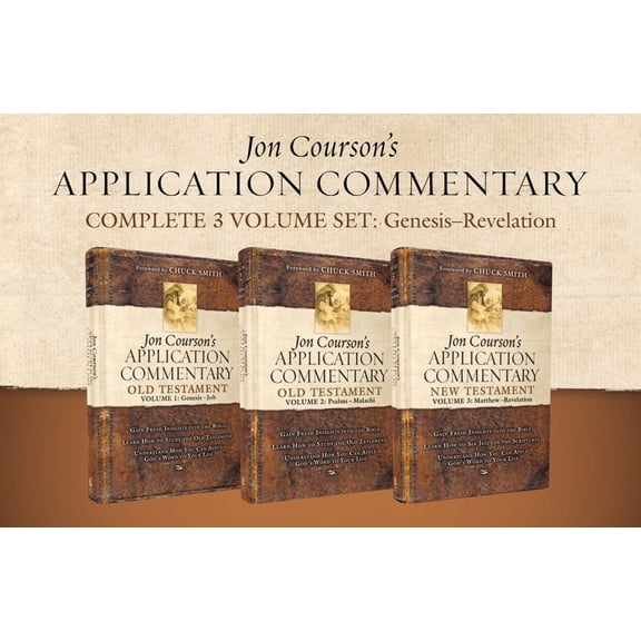 Jon Courson's Application Commentary Jon Courson's Application Commentary, Complete 3-Volume Set: Genesis - Revelation, (Hardcover)