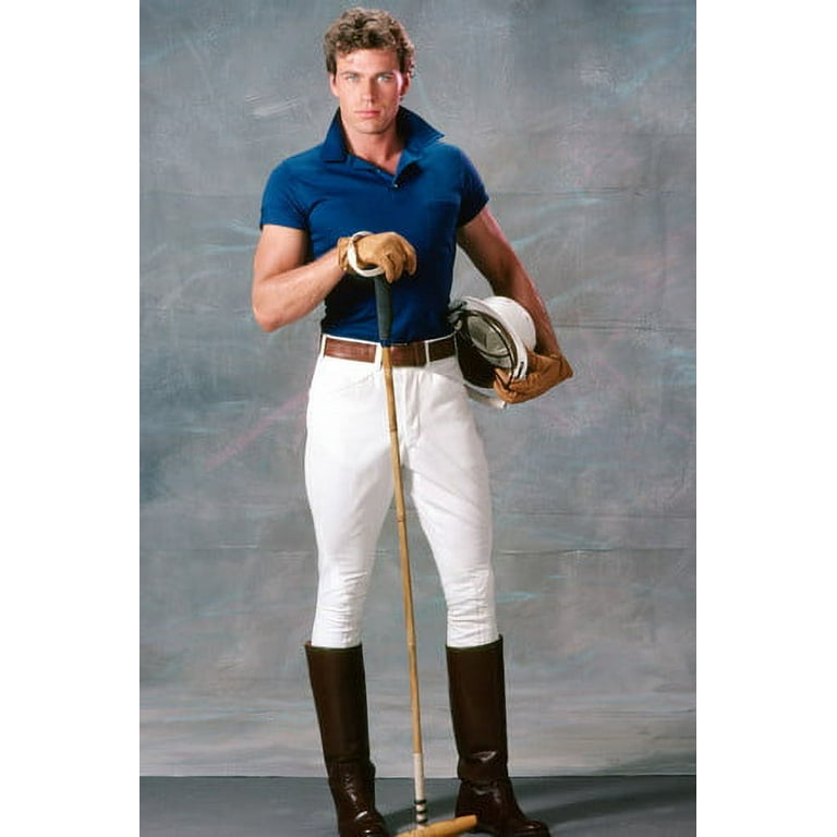 Jon-Erik Hexum Polo Outfit Brown Leather Boots and Crop Jon-Erik Hexum Polo Outfit Brown Leather Boots and Crop