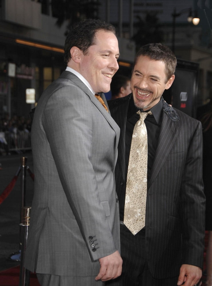 Jon Favreau Robert Downey Jr. At Arrivals For Iron Man Premiere Grauman