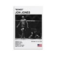 thumbnail image 1 of Jon Jones Poster 'Bones'Mixed Martial Arts Sports Posters (61) Picture Print Canvas Poster Wall Paint Art Posters Decor Modern Home Artworks Gift 20x30inch(50x75cm), 1 of 6