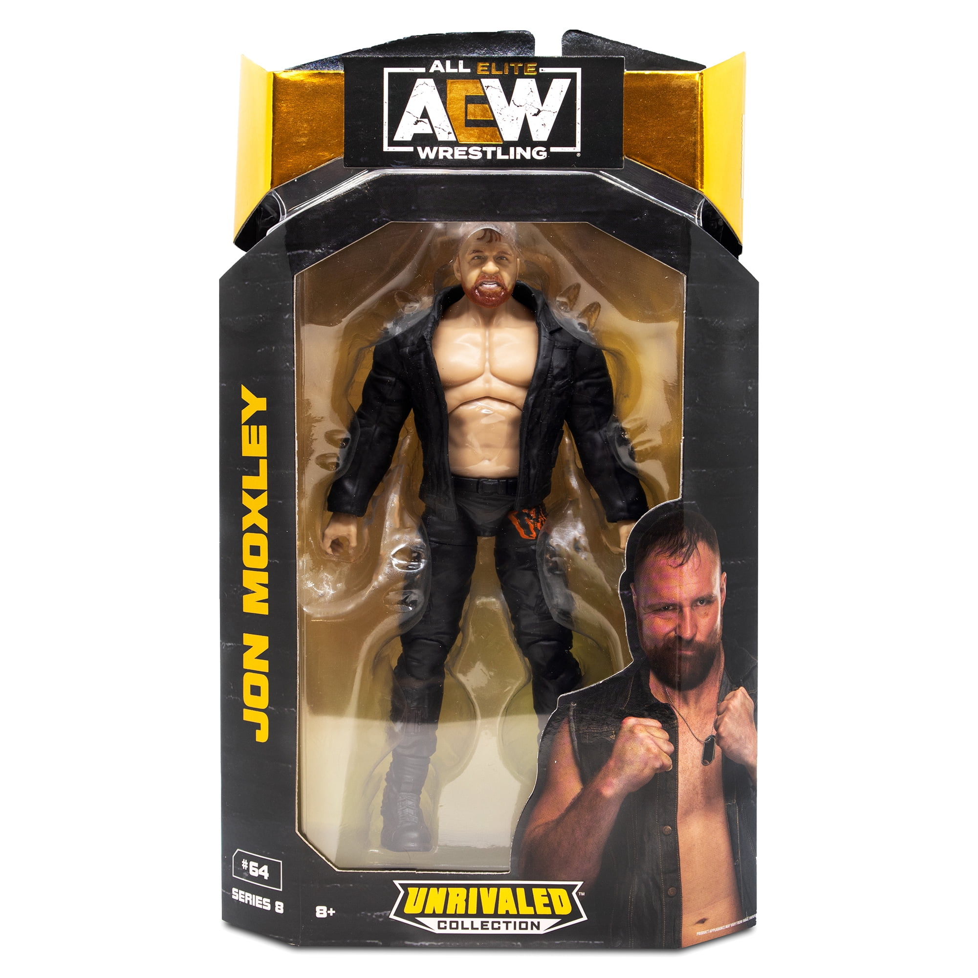 Jon Moxley - AEW Unrivaled 8 Jazwares AEW Toy Wrestling Action Figure 