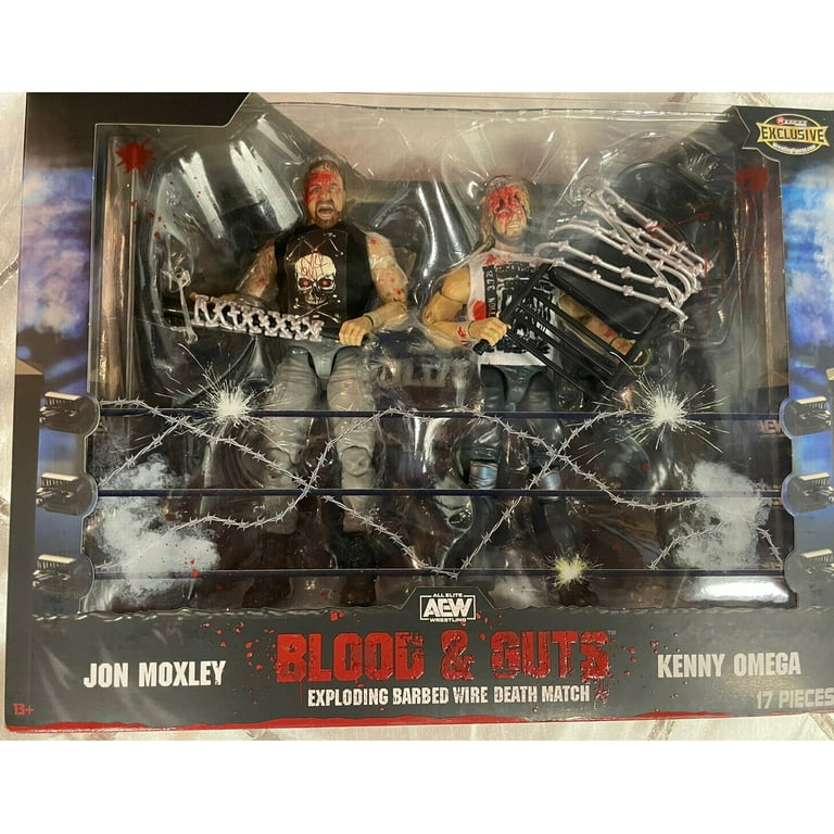 AEW Blood and Guts Kenny Omega and Jon Moxley Action Figure Set