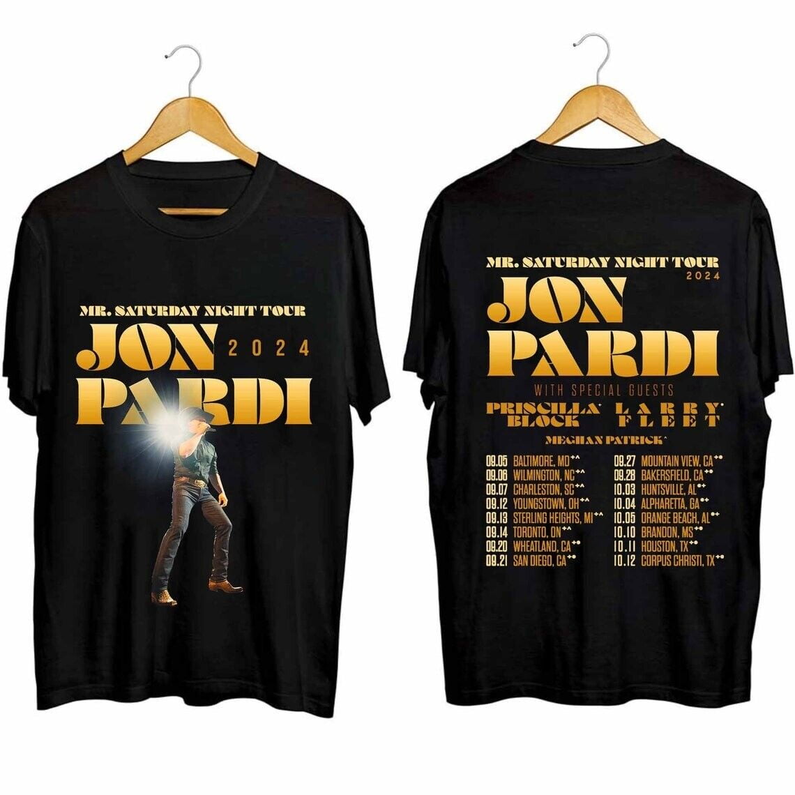 Jon Pardi Mr. Saturday Night Tour 2024 Shirt, Fans Gift
