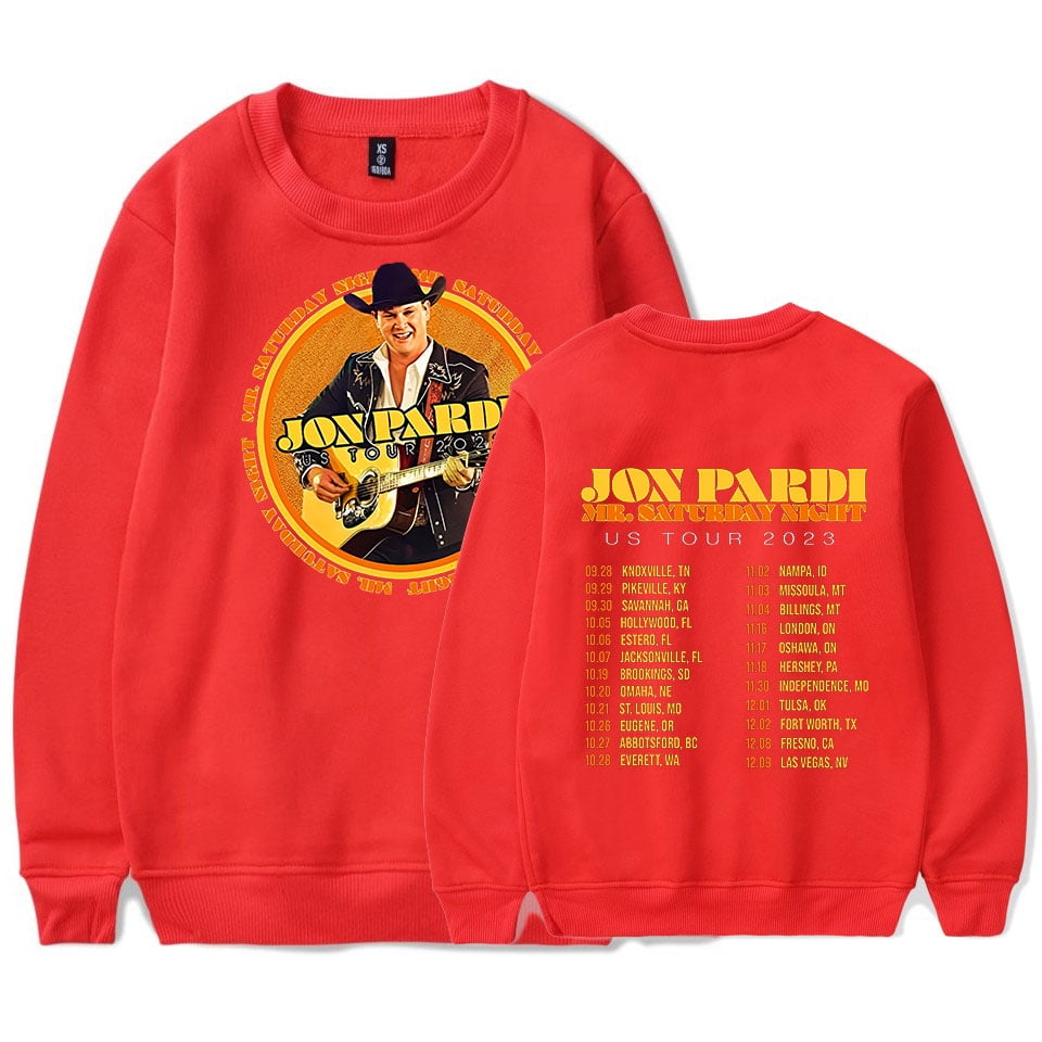 Jon Pardi Tour Merch Hoodies Winter Men/Women Sweatshirt Cosplay Crewneck JonPardi LongSleeve