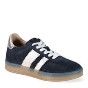 Diba True Women's Jon Qwill II Suede Gum Sole Sneakers Navy, 10