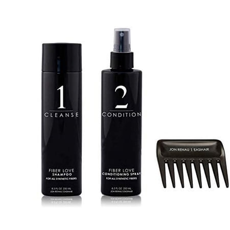 Jon Renau Synthetic Hair Care Kits (2 Piece 8 oz Bundle)