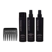 Jon Renau Synthetic Hair Care Kits 3PC 8oz Set HD Smooth Detangler