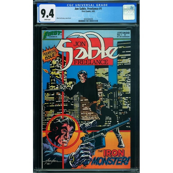 Jon Sable, Freelance #1 - CGC 9.4 Comic Book