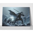 thumbnail image 1 of Jon Snow Wolf Poster or Wrapped Canvas, 1 of 1