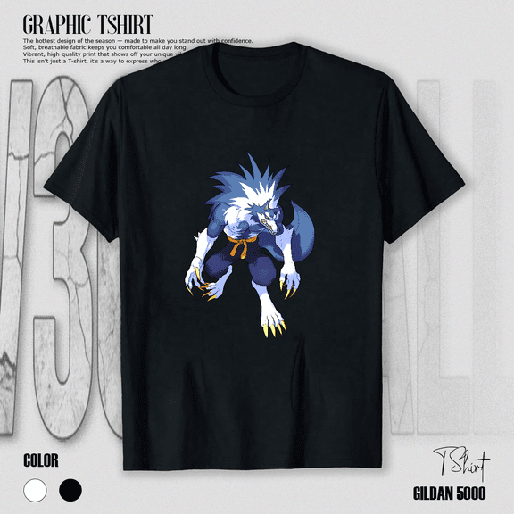 Jon Talbain Gallon Vampire Darkstalkers Fighting Game Unisex T-Shirt V24054, up to size 5XL