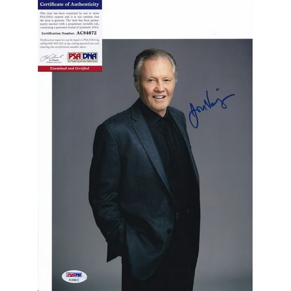 Jon Voight Signed Autograph 8x10 Photo PSA/DNA COA #8