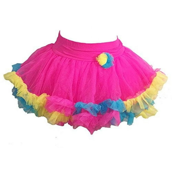 Jona Michelle Girls Pettiskirt Dress Up Bright Colorful Tutu Skirt