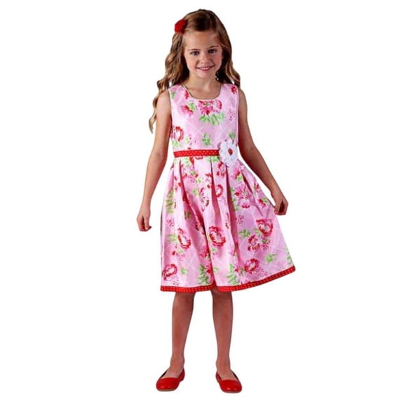 Jona Michelle Girl's Floral Special Occasion Dress