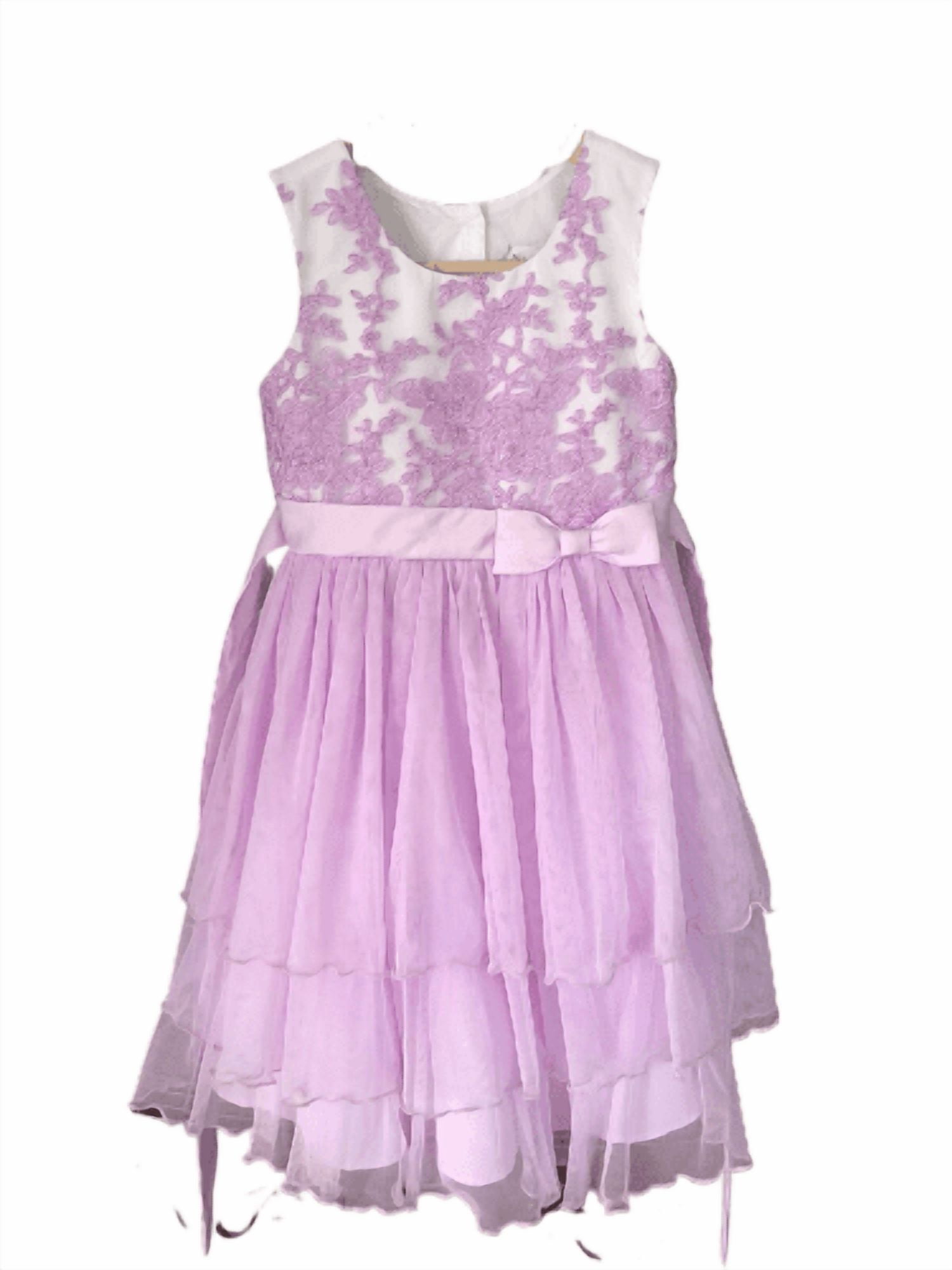 Jona Michelle Girl's Special Occasion Dress (Lilac, 3T)