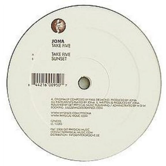 Jona - Take Five - Electronica - Vinyl