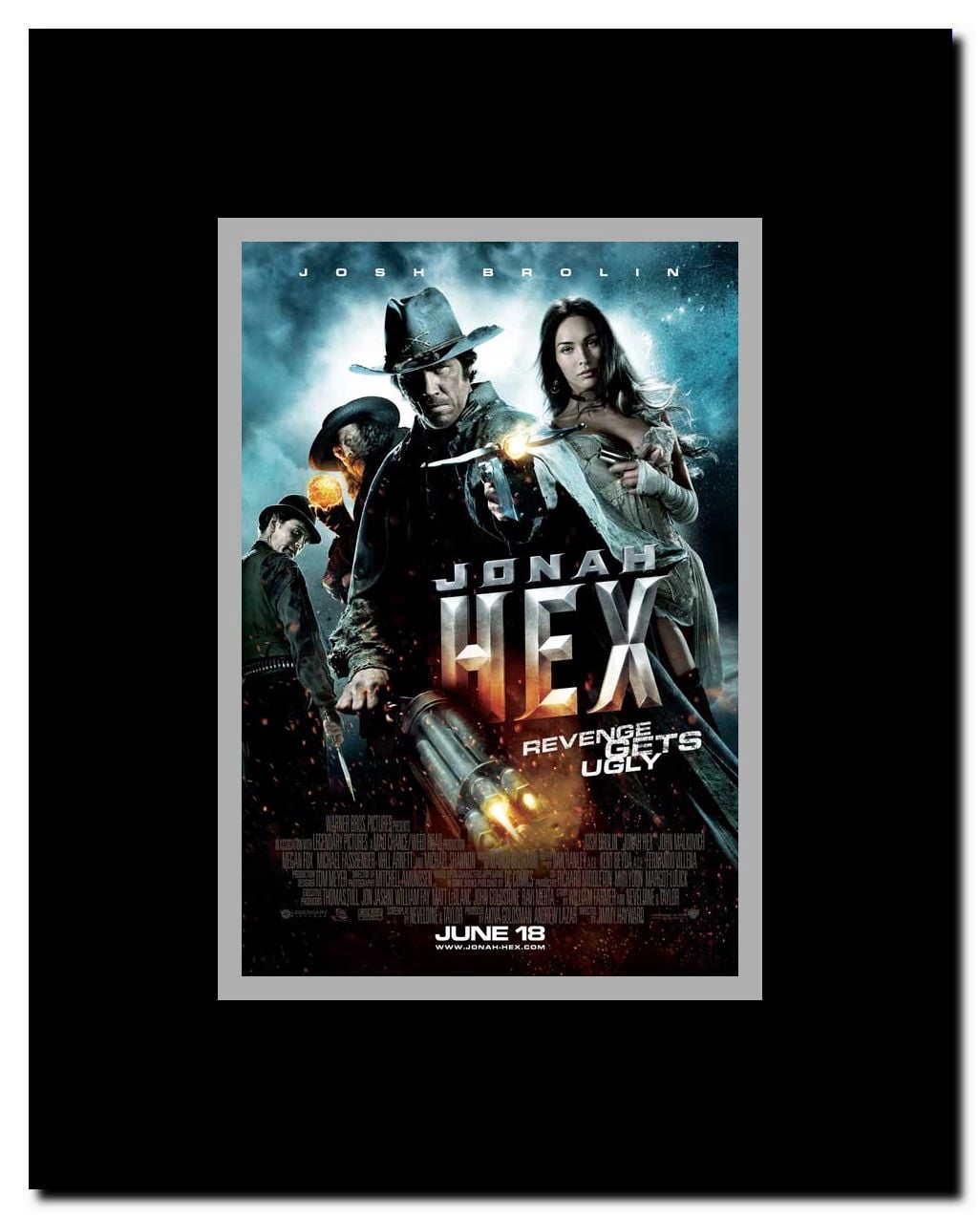 Jonah Hex Framed Movie Poster