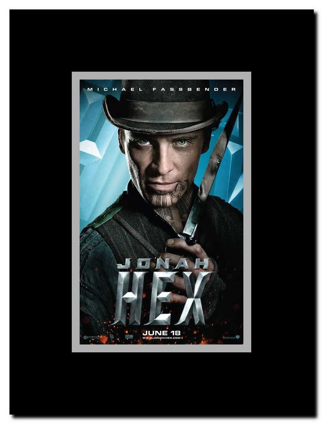 Jonah Hex Framed Movie Poster