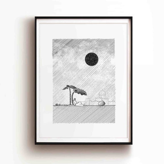 Jonah Plant Lesson Poster, Unframed Paper Poster 8x10in