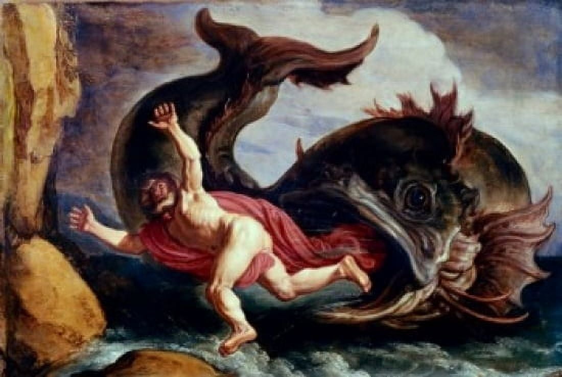 Jonah and the Whale Pieter Lastman (1583-1633 Dutch) Canvas Art - Pieter Lastman (24 x 36)