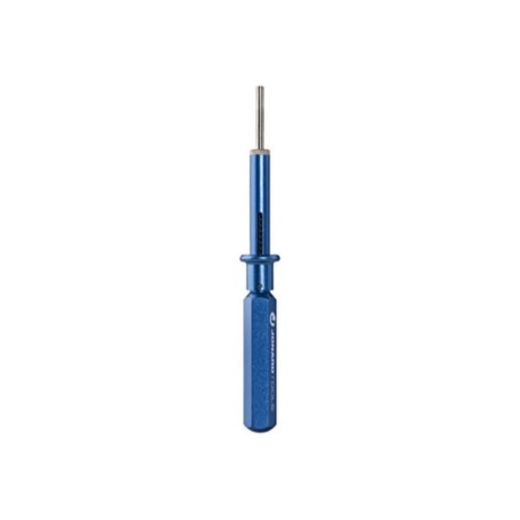 jonard r-4602 extraction tool with front release contact and blue handle, 16 contact size, 0.139" outside diameter