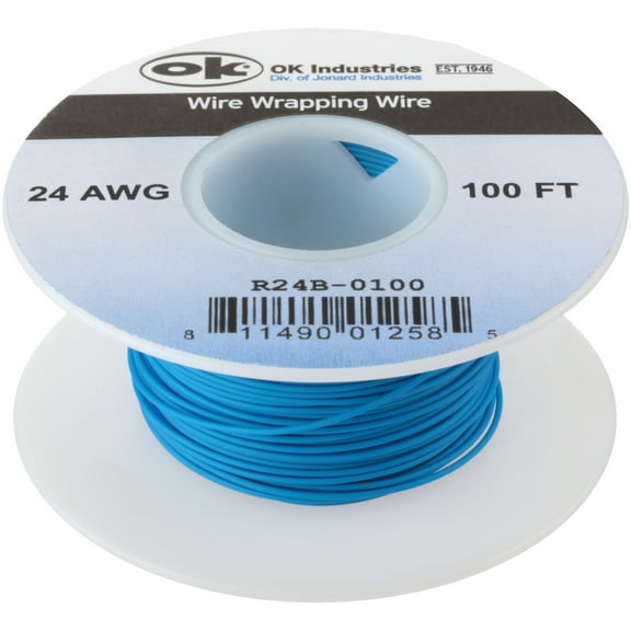 Jonard Tools R24B-0100, Wire 24 AWG Blue 100 Ft