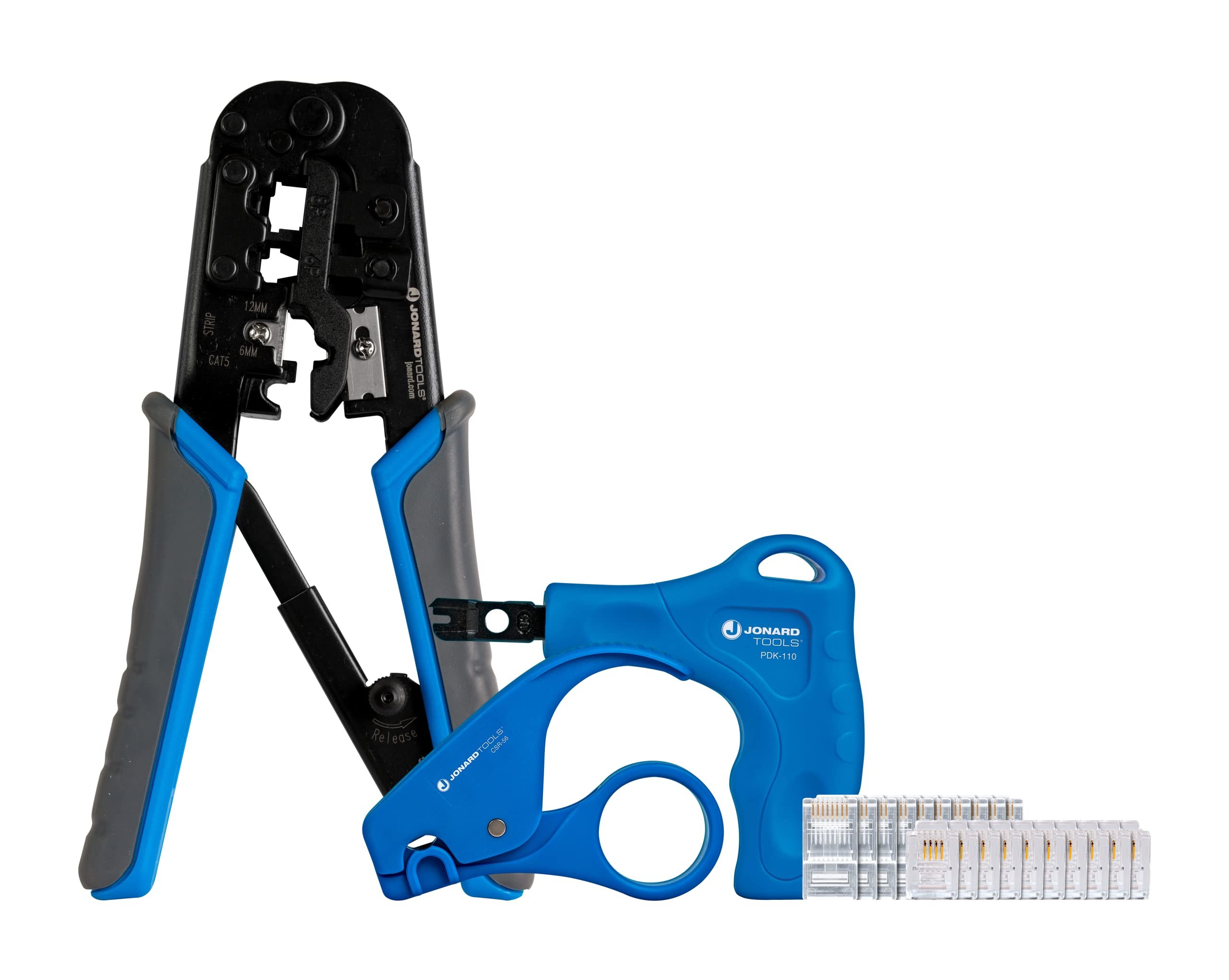 Rj44 Tools Jonard Tools TK-RJ45 Network Tool Kit for CAT5, CAT5E, and CAT6 ...