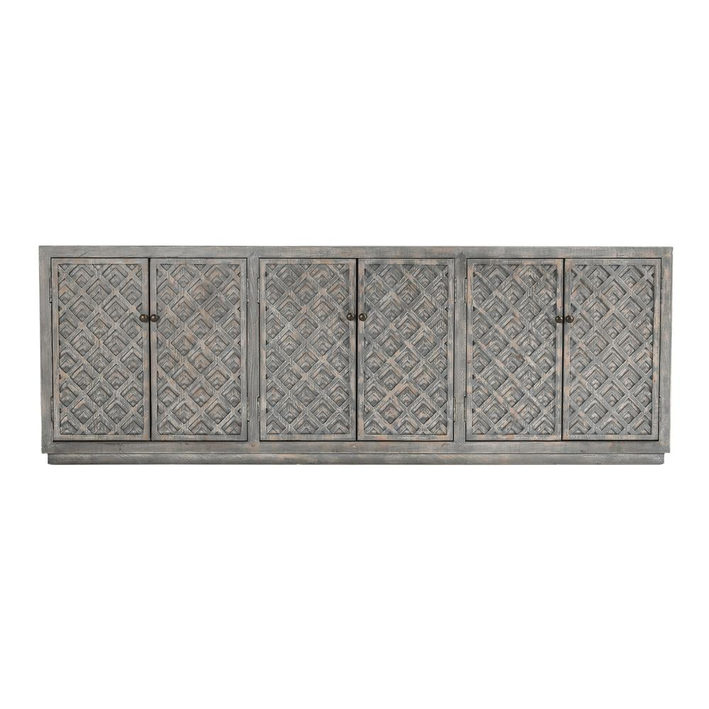 Jonas 103'' Antique Blue Reclaimed Pine Sideboard