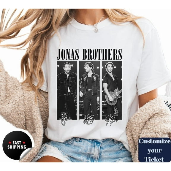 Jonas Bros 20th Annivesary Tour 2025 Shirt, Vintage Jonas Brothers Tour Shirt, Jonas Brother Merch
