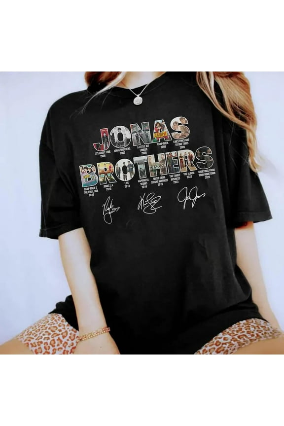 Jonas Bros 20th Annivesary Tour 2025 Shirt, Vintage Jonas Brothers Tour Shirt