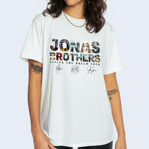 Jonas Brothers 20th Anniversary Tour T-Shirt: Retro Concert Tee