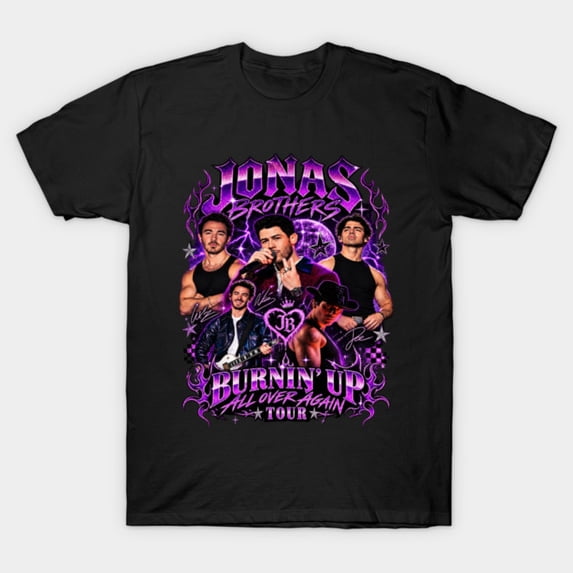 Jonas Brothers Bootleg Burning Up T-Shirt Sizes S-5Xl GooGate - Walmart.com