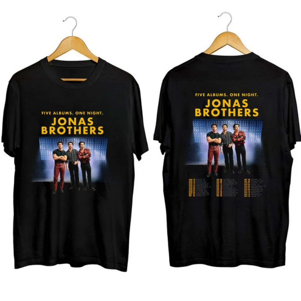 Jonas Brothers Five Albums One Night The Concert 2023 ShortSleeve T