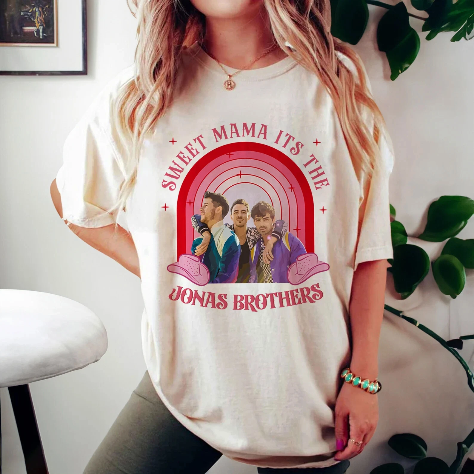 Jonas Brothers T-Shirt, Sweet Mama It'S The Jonas Brothers Shirt, Jonas ...