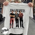 thumbnail image 1 of Jonas Brothers The Burning Up Tour All Over Again Graphic Vintage T-Shirt,White Color,Size 3XL, 1 of 5