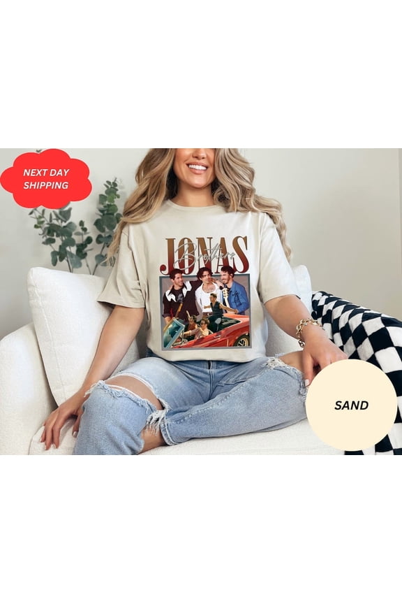 Jonas Brothers retro car tee, band reunion shirt, 90s boyband merch,Retro concert tour
