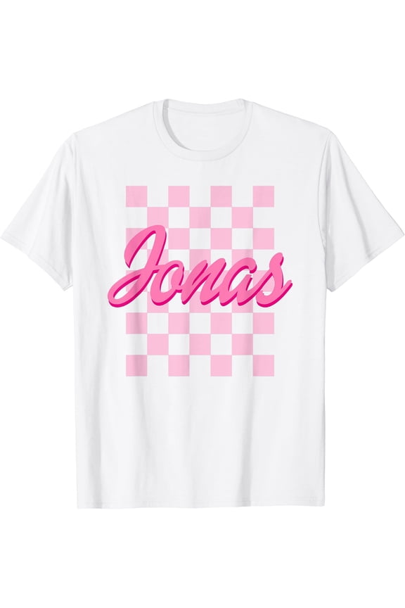 Jonas First Last Family Name-d Boy Girl Baby Birth-day T-Shirt