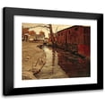 thumbnail image 1 of Jonas Lie 23x20 Black Modern Framed Museum Art Print Titled - Mill-Race (circa 1903), 1 of 5