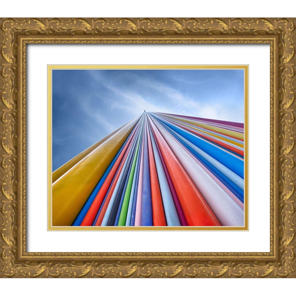 【専用】rainbow様 Jonas, Nadav 14x12 Black Ornate Wood Framed with Double Matting