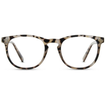 Jonas Paul Eyewear Blue Light Glasses Cream Tortoise, Magnifying Acrylic Lens, Unisex