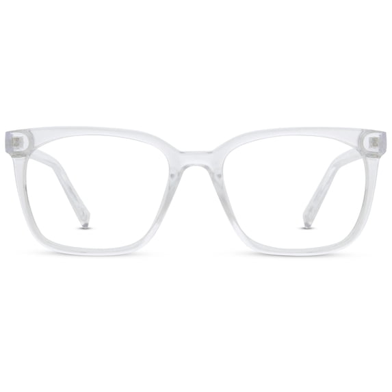 Jonas Paul Eyewear Blue Light Glasses Crystal, Magnifying Acrylic Lens, Unisex