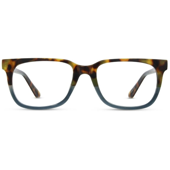 Jonas Paul Eyewear Blue Light Glasses Tortoise / Blue Fade, Magnifying Acrylic Lens, Unisex, 2.00