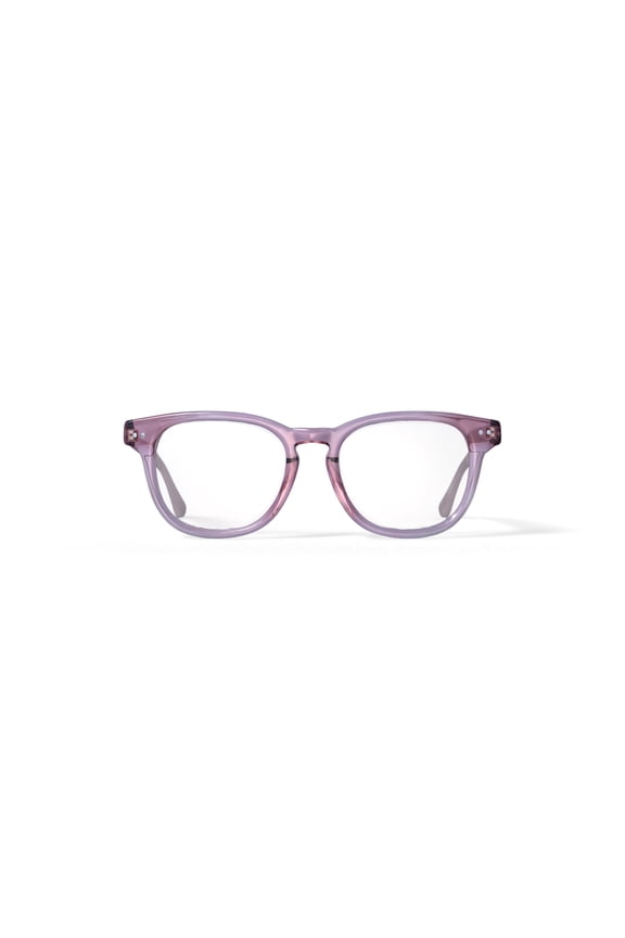 Jonas Paul Youth Harper Square Prescription Eyeglasses with Case, Pink Crystal