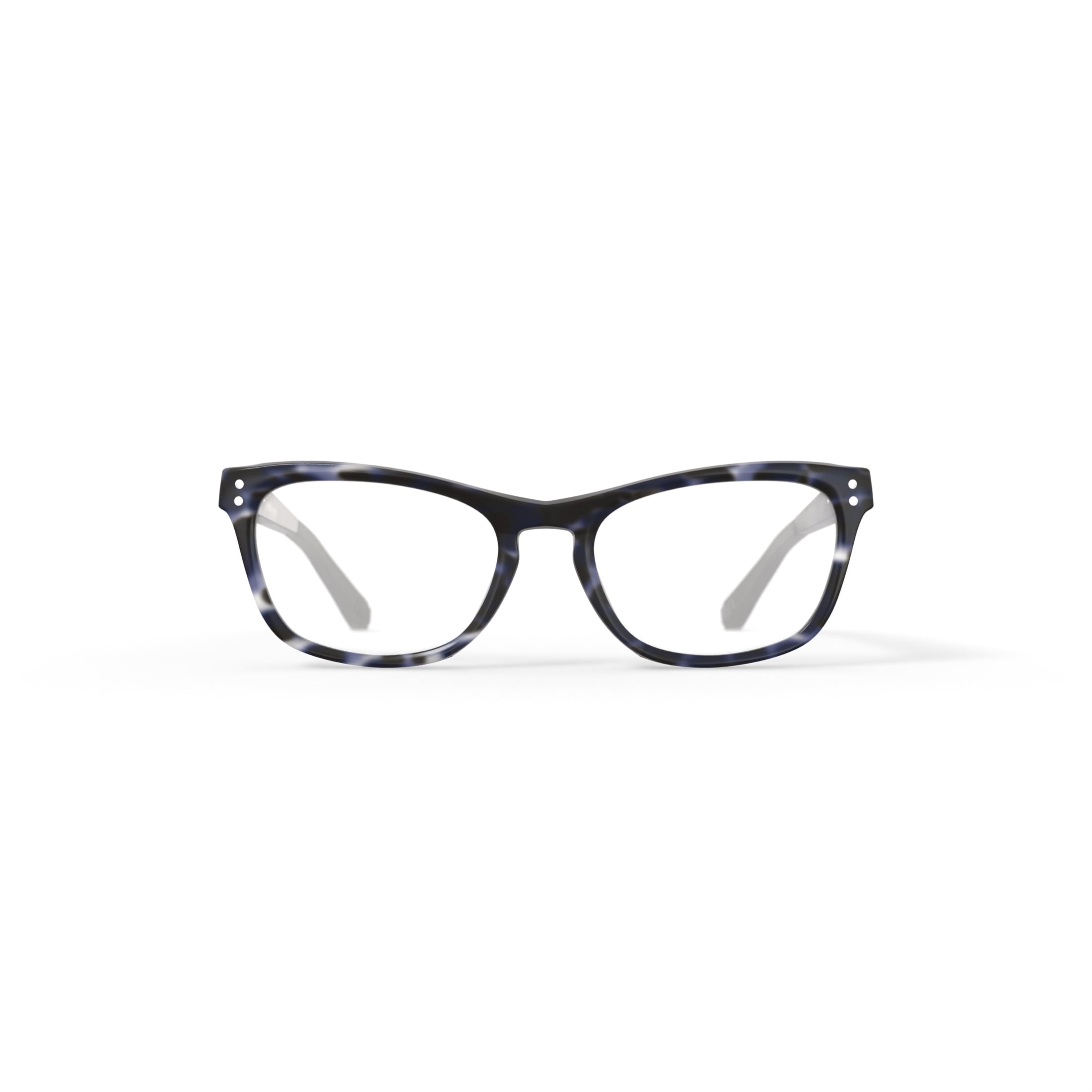 Jonas Paul Youth Lincoln/Lauren Square Prescription Eyeglasses with Case, Blue Tortoise