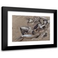 thumbnail image 1 of Jonas Umbach 24x18 Black Modern Framed Museum Art Print Titled - Cupid and Psyche (1640), 1 of 5