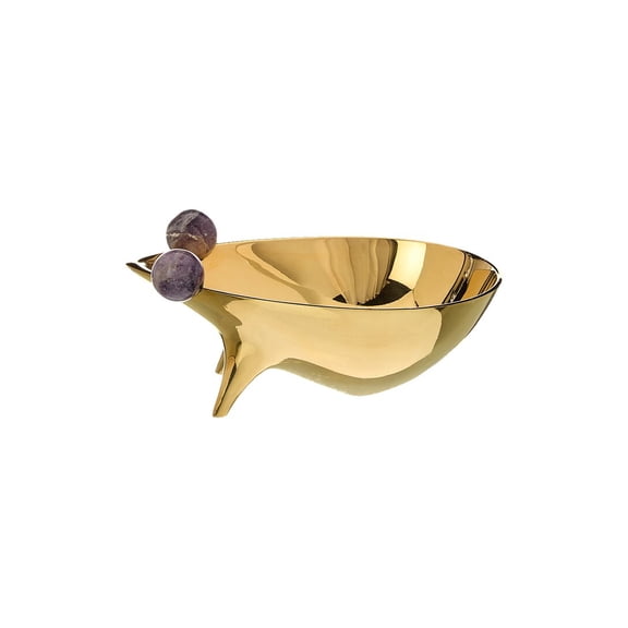 Jonathan Adler Brass Frog Bowl, ns, Brass